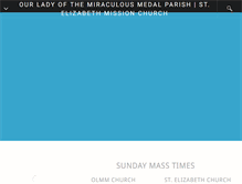 Tablet Screenshot of olmmparish.org